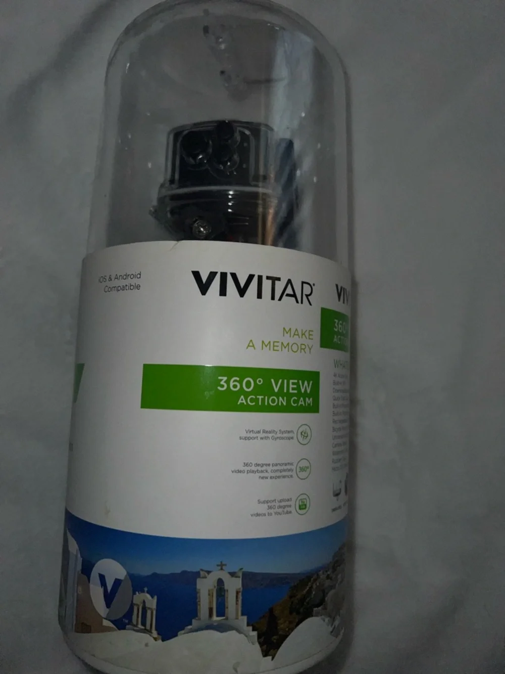 VIVITAR 360° View Action Cam - Black